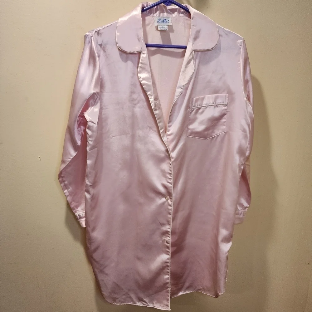 Ballet women's satin Sleep shirt Size S
